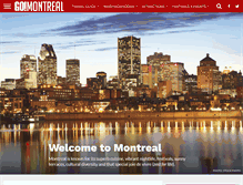 Tablet Screenshot of montrealvisitorsguide.com